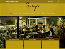 Tablet Screenshot of gingercuracao.com